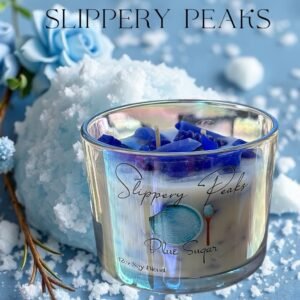 12oz Blue Sugar Candle