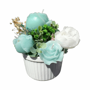 Eucalyptus Orchid Candle Bouquet
