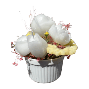 Gardenia Candle Bouquet