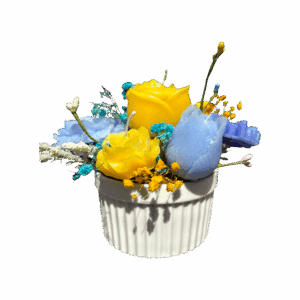 Petal Explosion Candle Bouquet