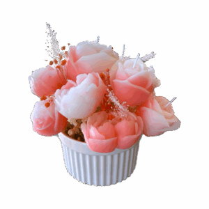 Sweetheart Roses Candle Bouquet