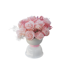 Floral Candle Bouquet Sweetheart Roses