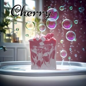 Cherry Luxurious Bar Soap, Handmade HP Soap