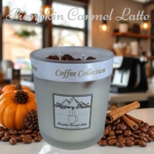 12oz Pumpkin Caramel Latte Coffee Candle