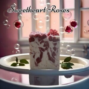 Sweetheart Roses Luxurious Bar Soap, Handmade HP Soap