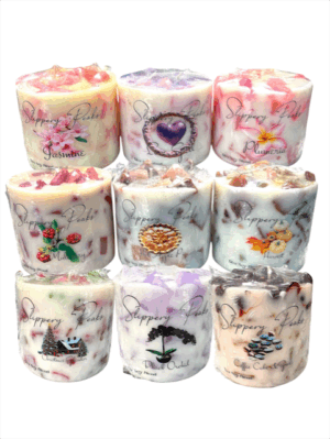 Candle Refills for the Stone Cast (FLORAL TOP CANDLE VESSEL) -12oz